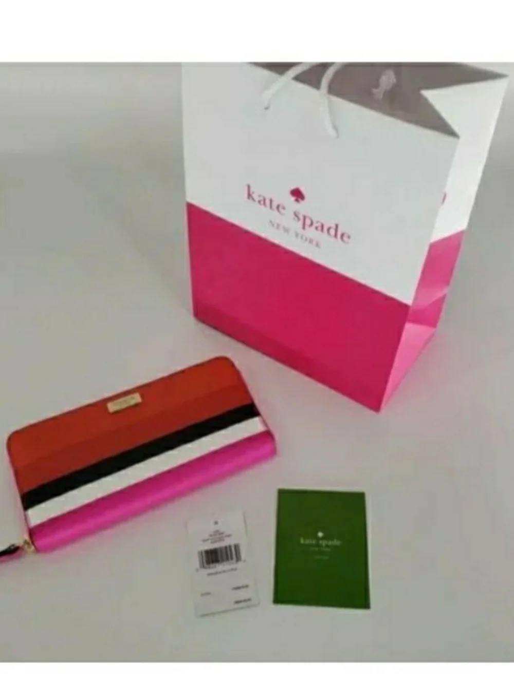 Kate Spade Wallet Red Pink